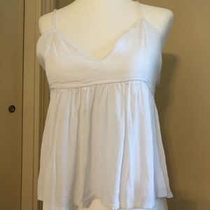 Brandy melville tie back flowy tank top